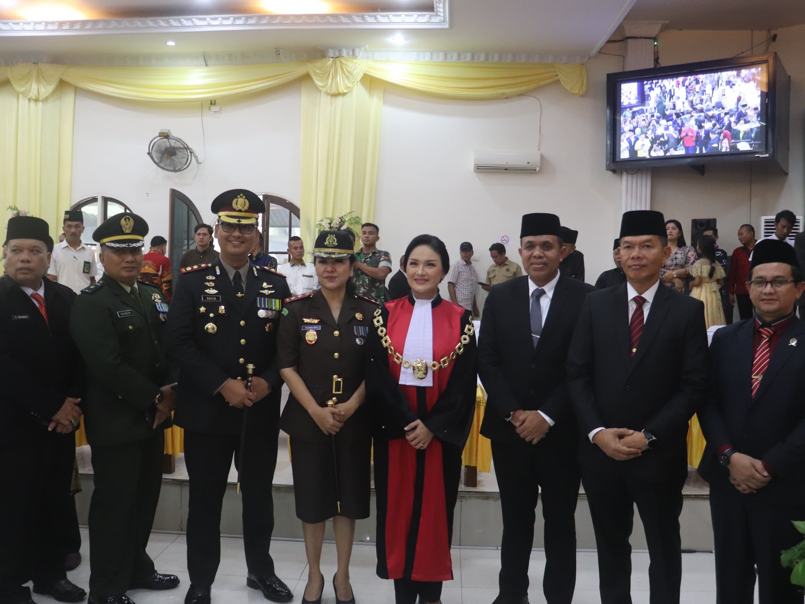 Kapolres Langkat Hadiri Pelantikan Anggota DPRD Periode 2024-2029